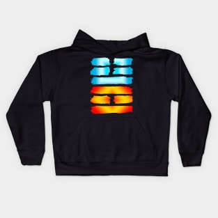 I Ching Hexagram, Abounding Kids Hoodie